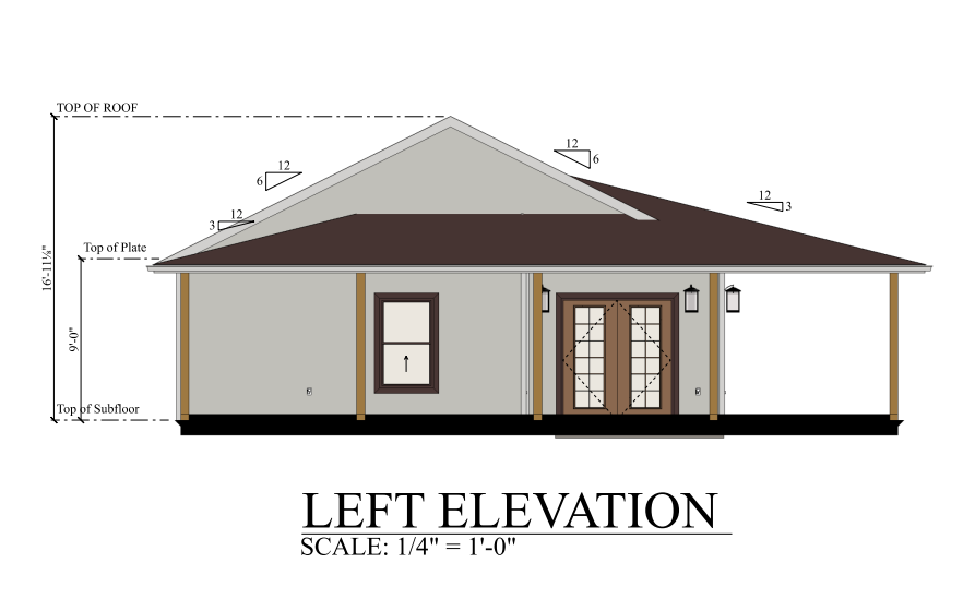 PL-69202 Marcell Barndominium House Plan