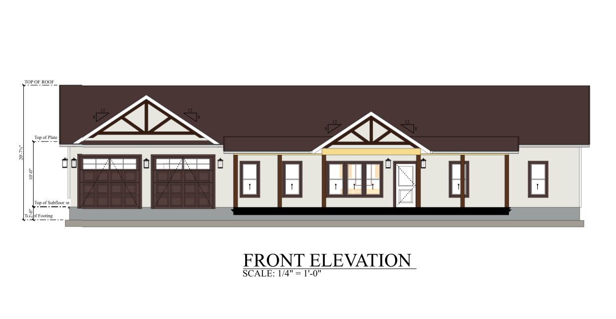 PL-71001 Olivia Barndominium House Plan