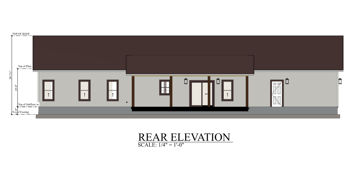 PL-71001 Olivia Barndominium House Plan