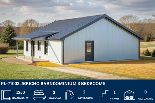 PL-71003 Jericho Barndominium House Plan