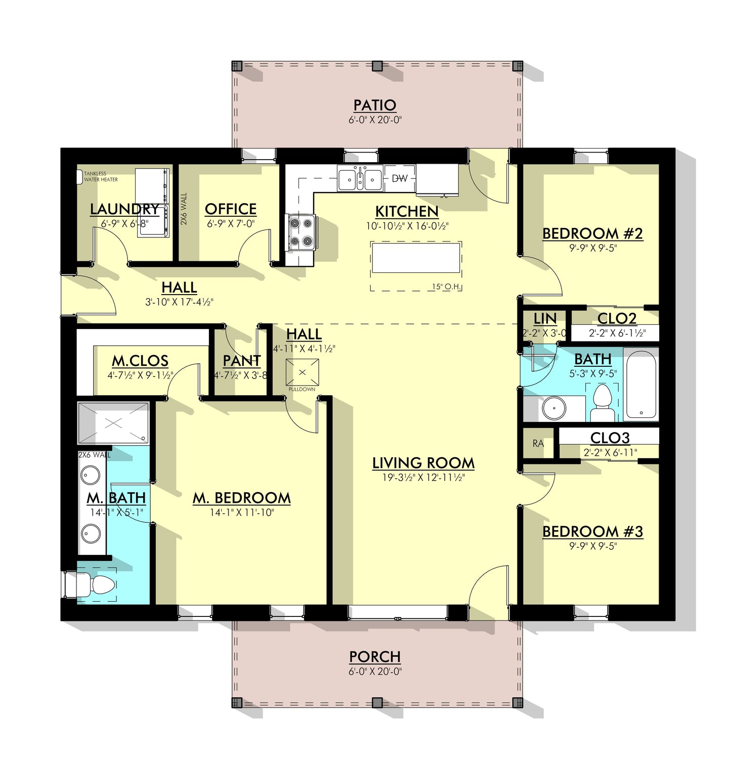 PL-71003 Jericho Barndominium House Plan