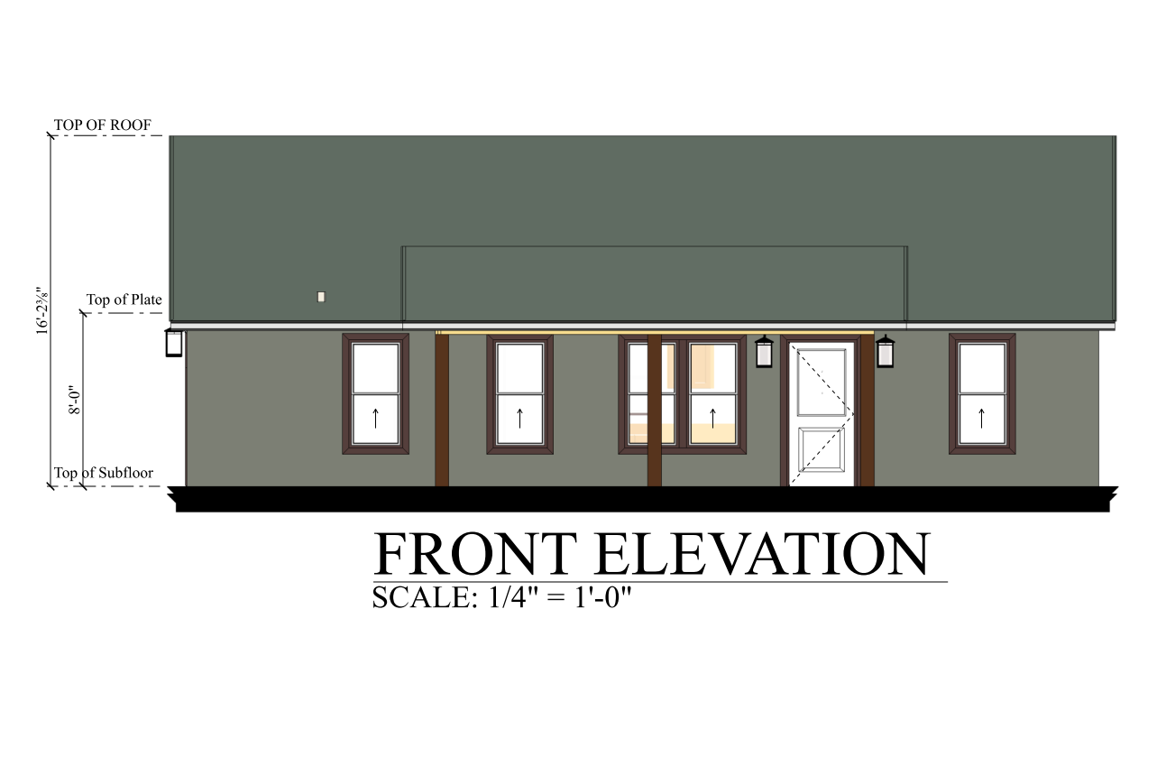 PL-71003 Jericho Barndominium House Plan