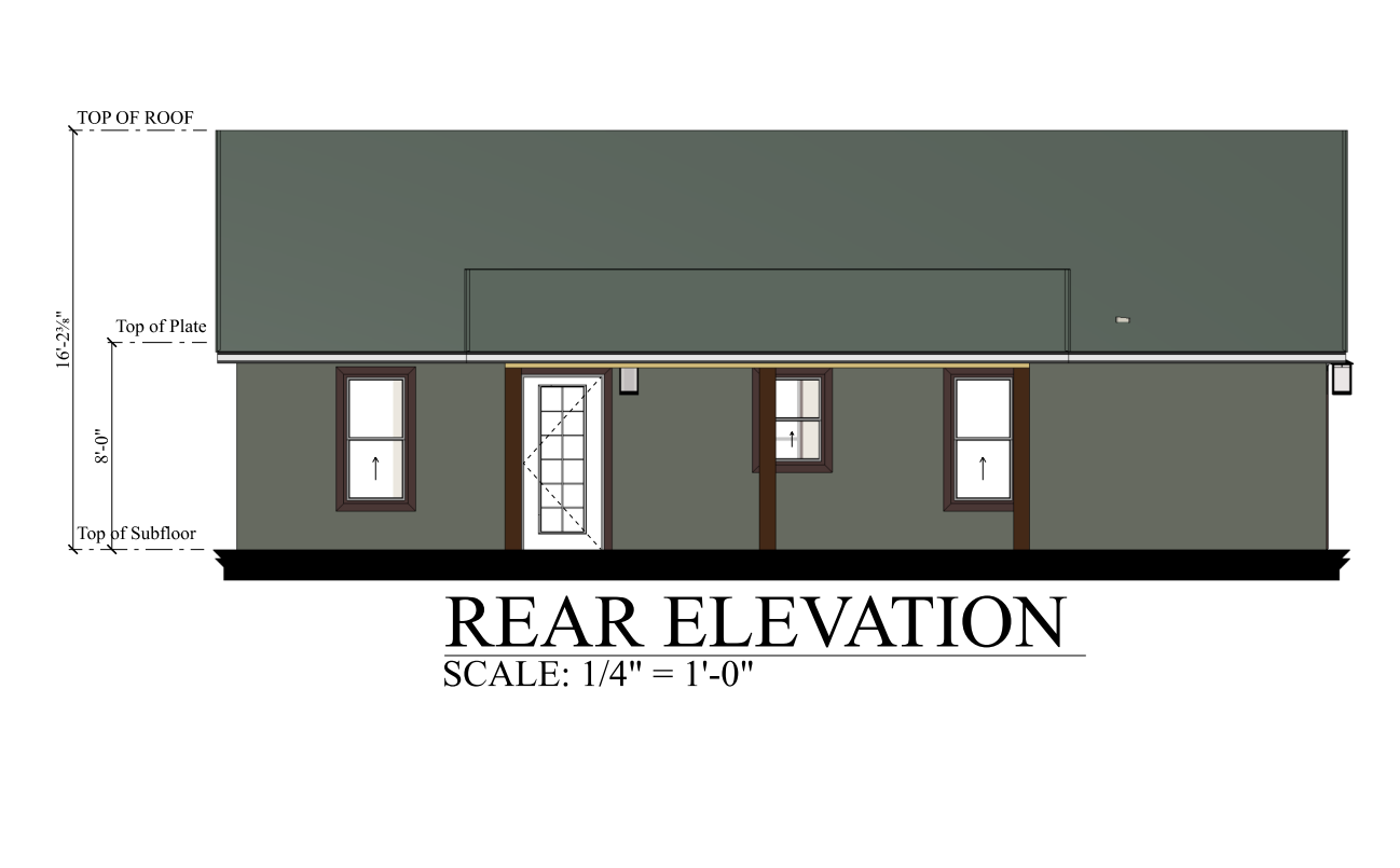 PL-71003 Jericho Barndominium House Plan