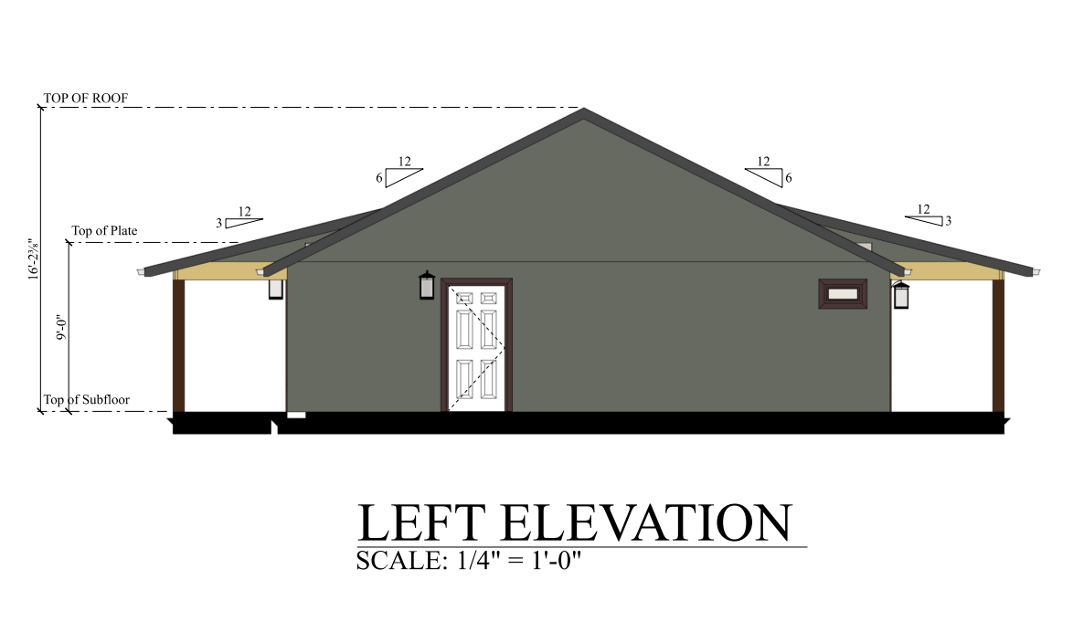 PL-71003 Jericho Barndominium House Plan