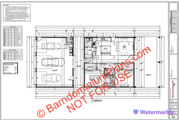 Dimensioned Floor Plans