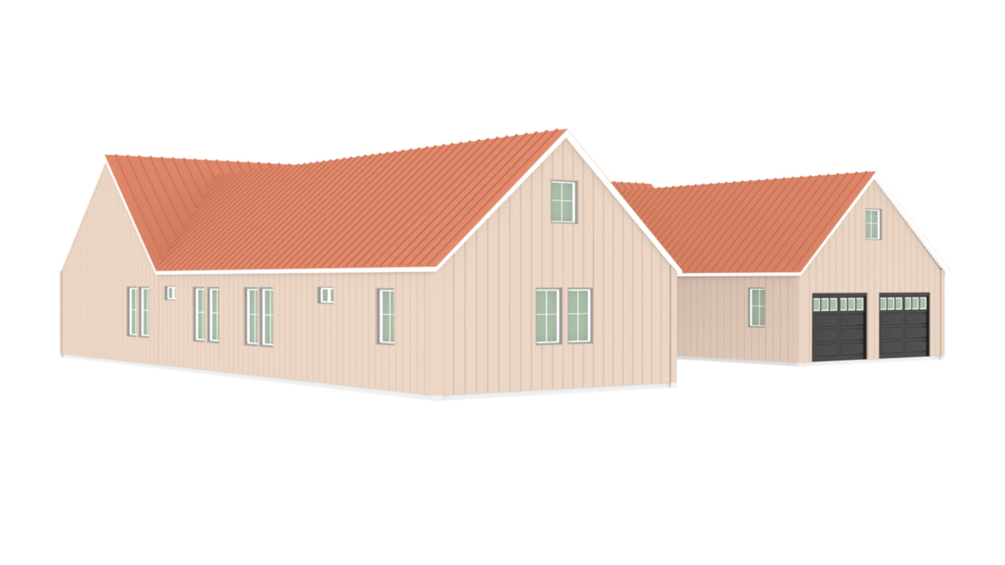 PL-71011 Rosemont Barndominium House Plans