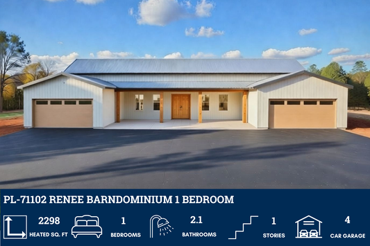 PL-71102 Renee Barndominium House Plan