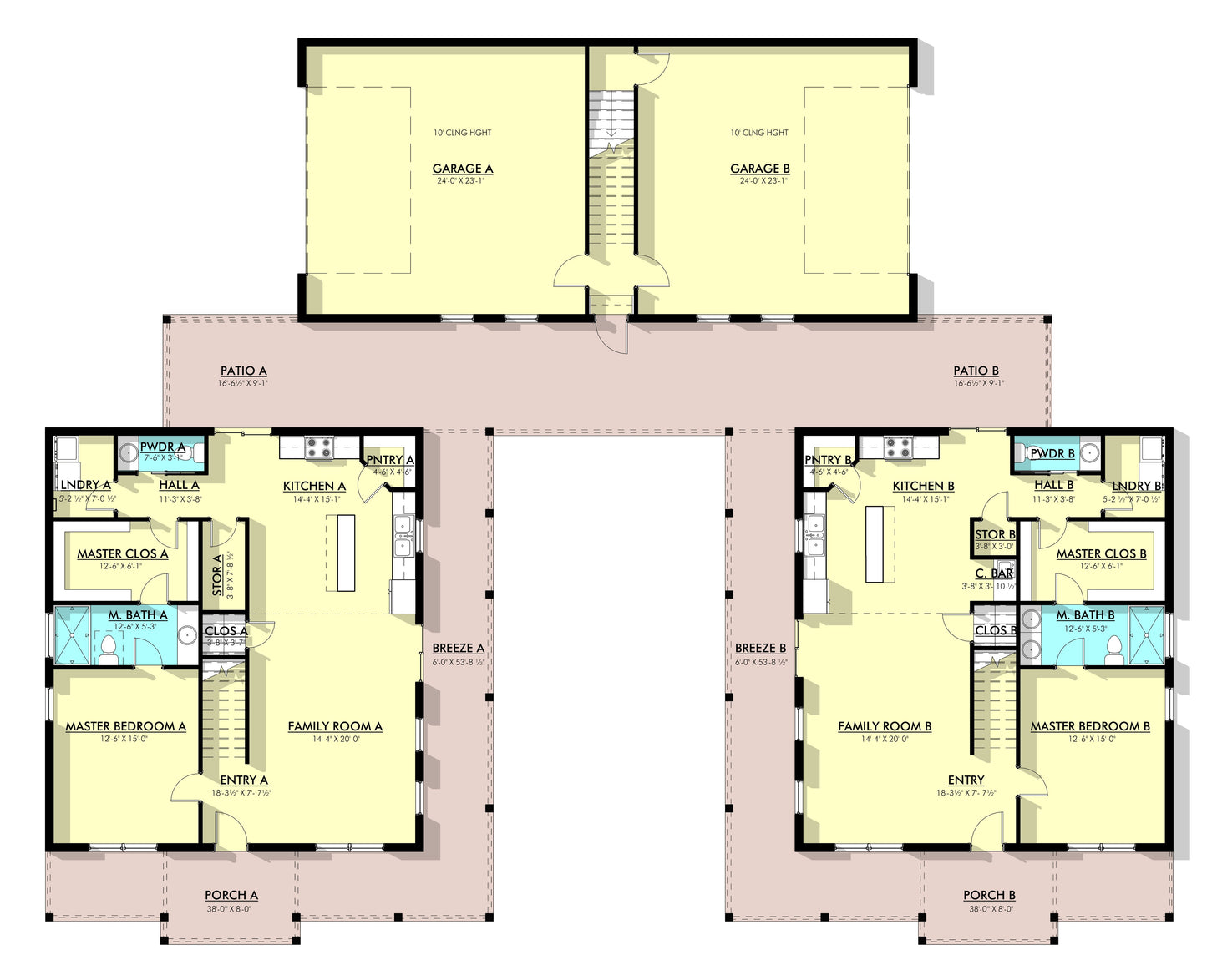 PL-82001 Fowler Barndominium House Plan