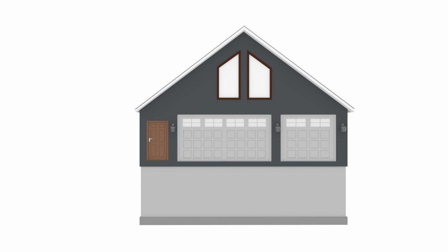 PL-2813 Lakeview Barndominium House Plan