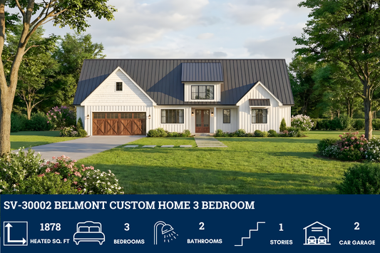 SV-30002 Belmont Custom Home Plan