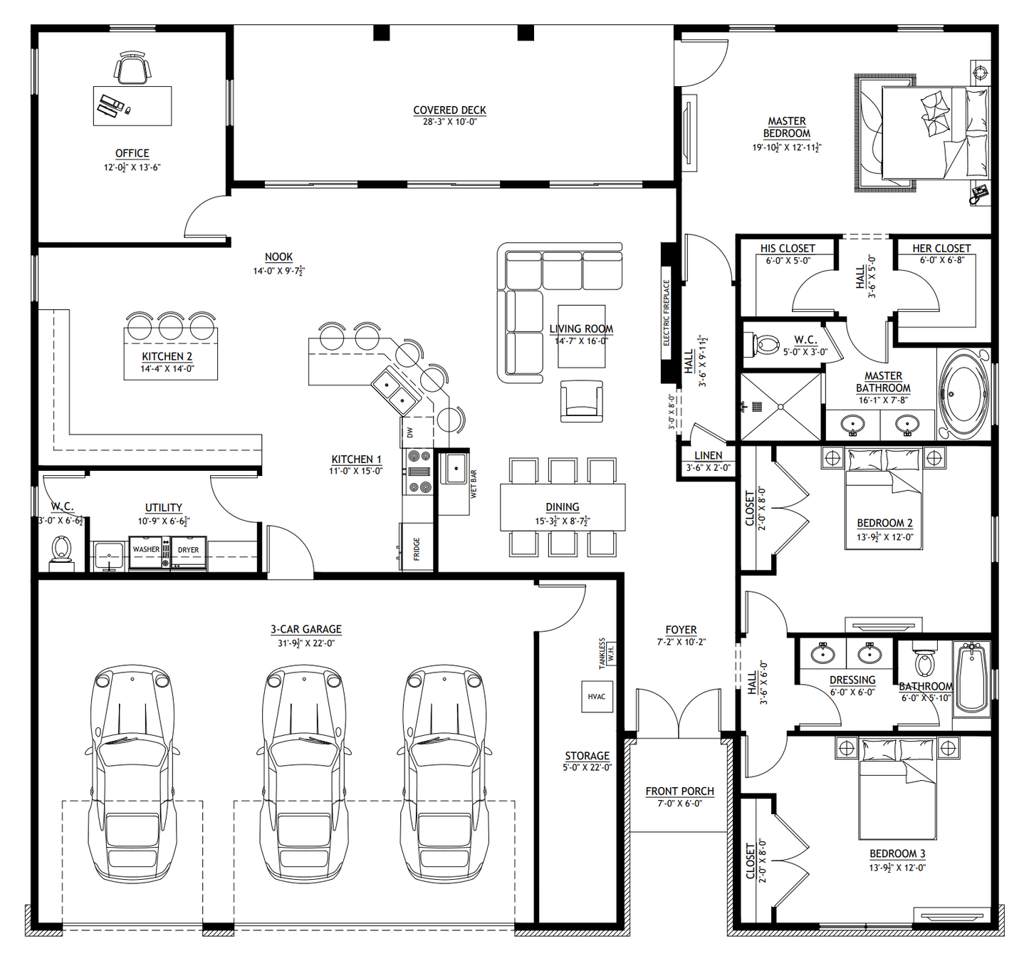 SV-30017 Jake Custom Home Plan