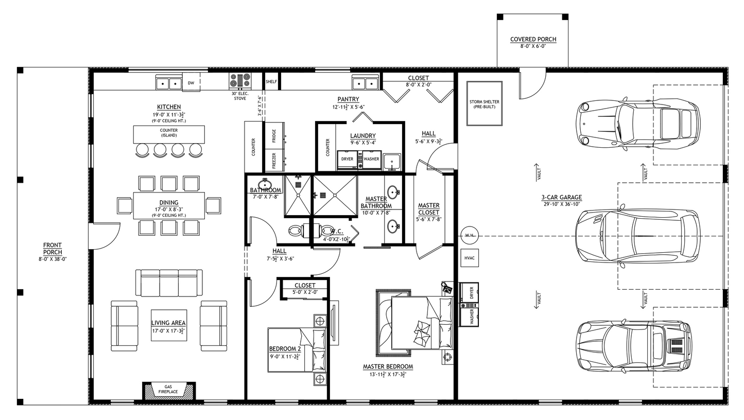 SV-30021 Maple Custom Home Plan