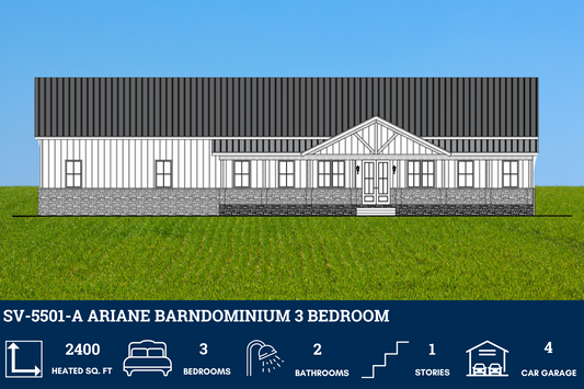 SV-5501-A Ariane Barndominium House Plan