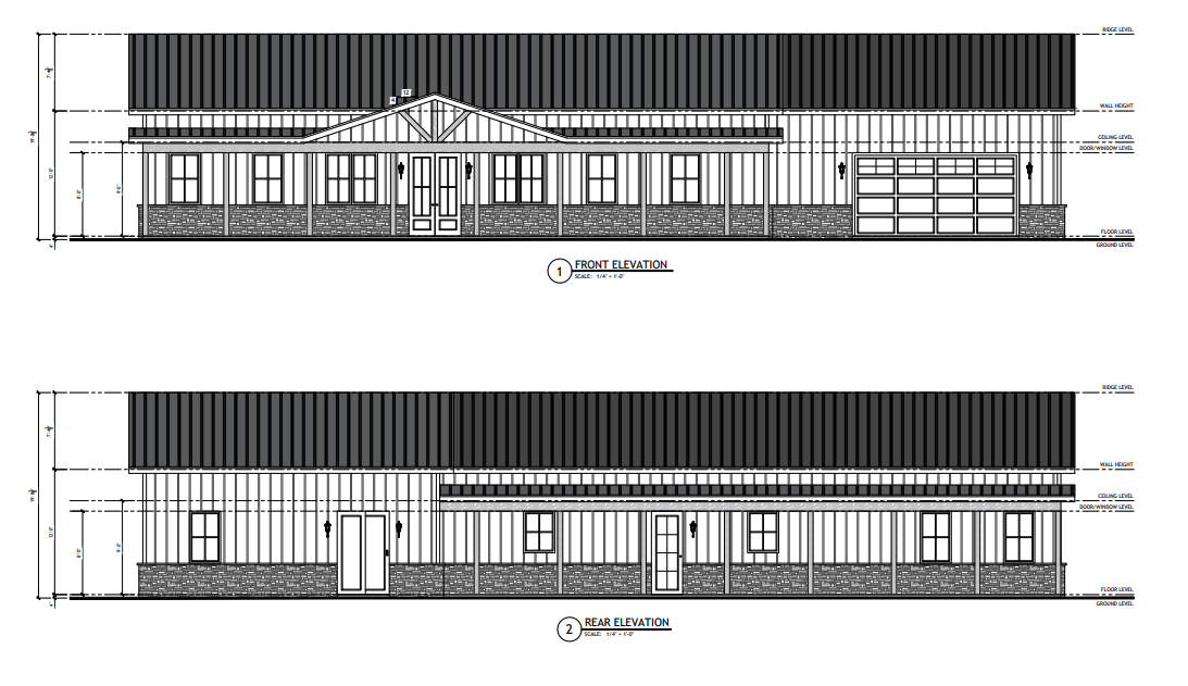 SV-5501-J Jacob Barndominium House Plan