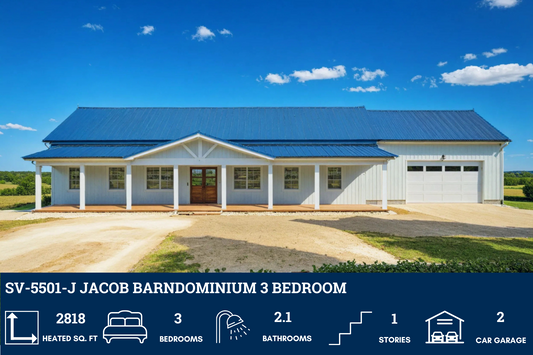 SV-5501-J Jacob Barndominium House Plan