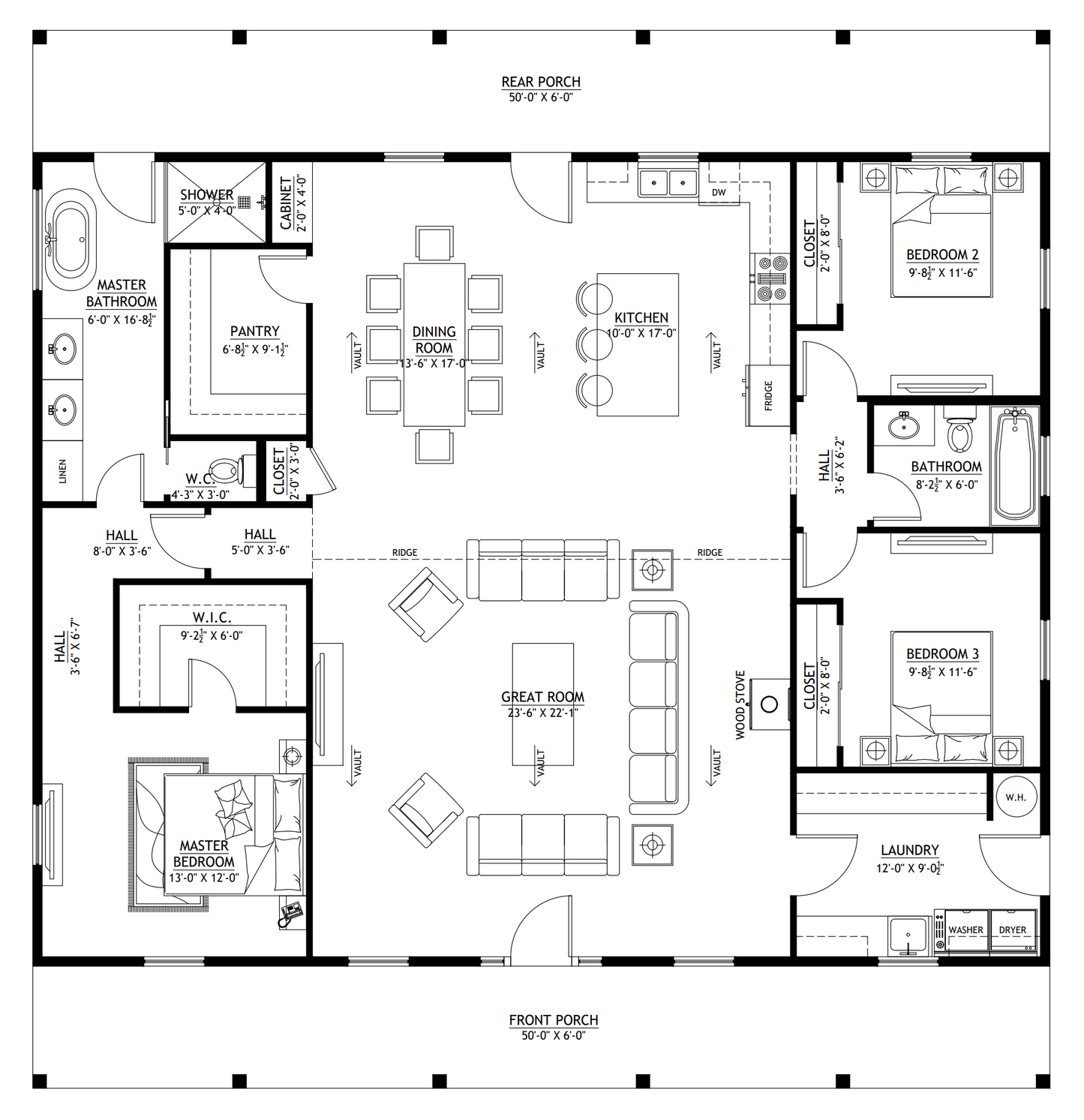 SV-5502 Carter Barndominium House Plan