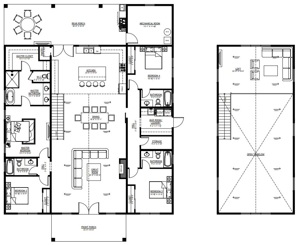SV-5504-M Marybank Barndominium House Plan