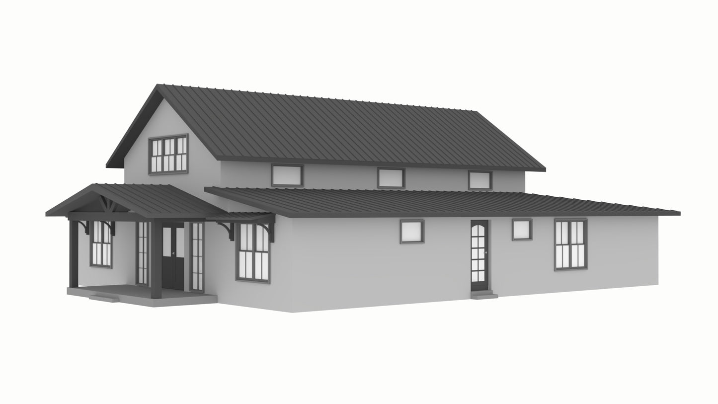 SV-5504-M Marybank Barndominium House Plan