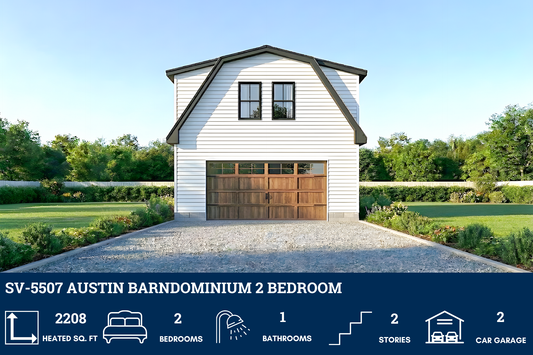 SV-5507 Austin Barndominium House Plan