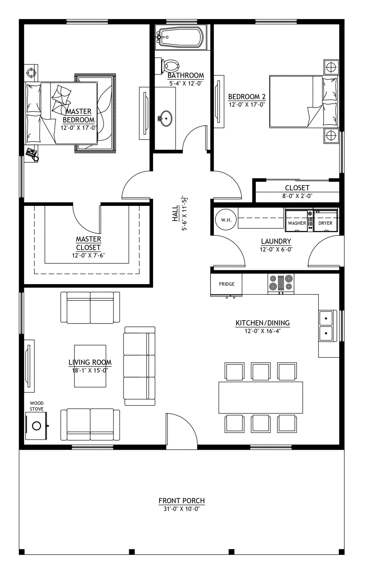 SV-5515 Logan Barndominium House Plan