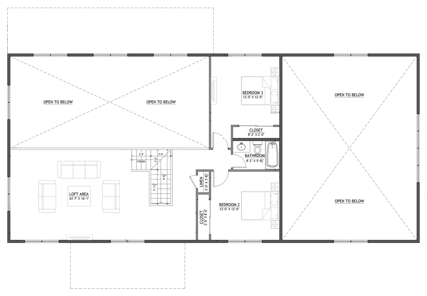 SV-5529 Bishop Barndominium House Plan