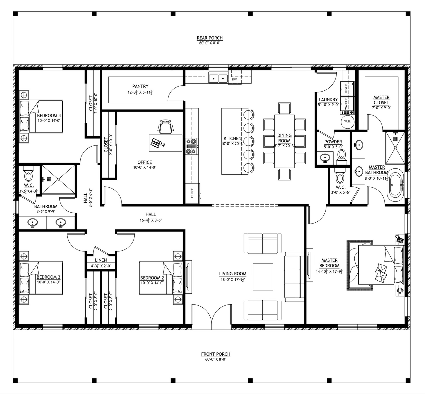 SV-5530 June Barndominium House Plan