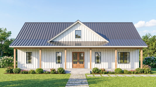 SV-5530 June Barndominium House Plan