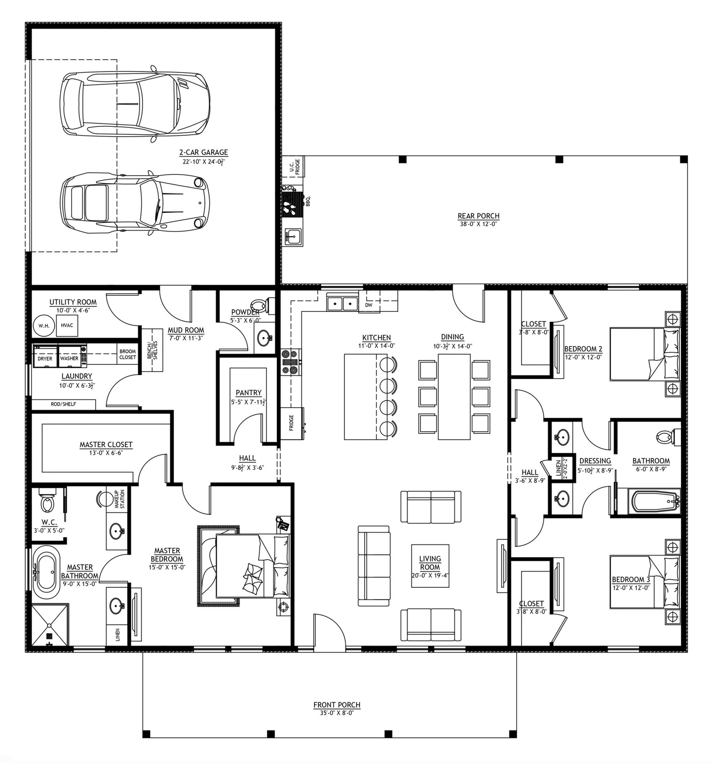 SV-5532 Daisy Barndominium House Plan