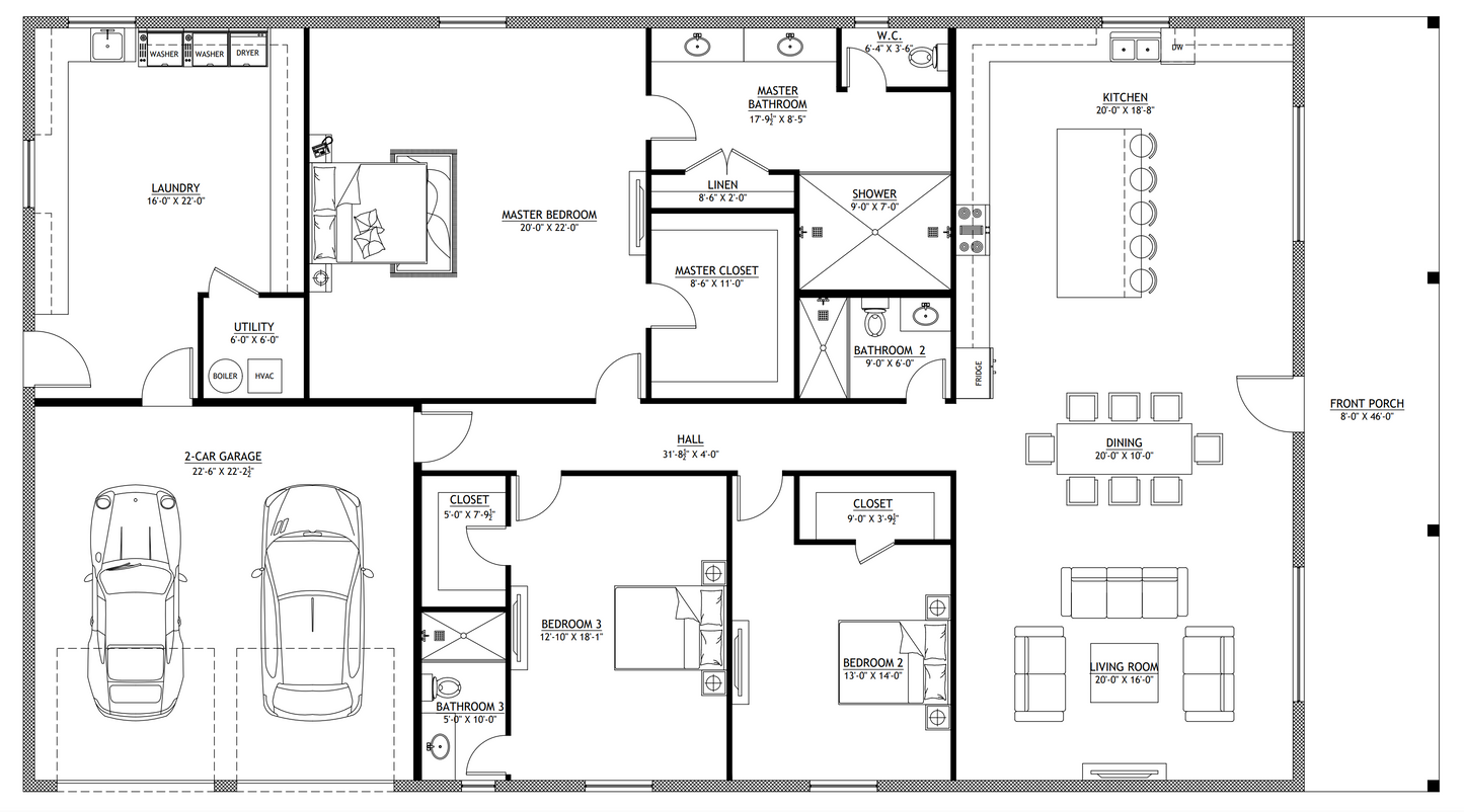 SV-5902 Truman Barndominium House Plan