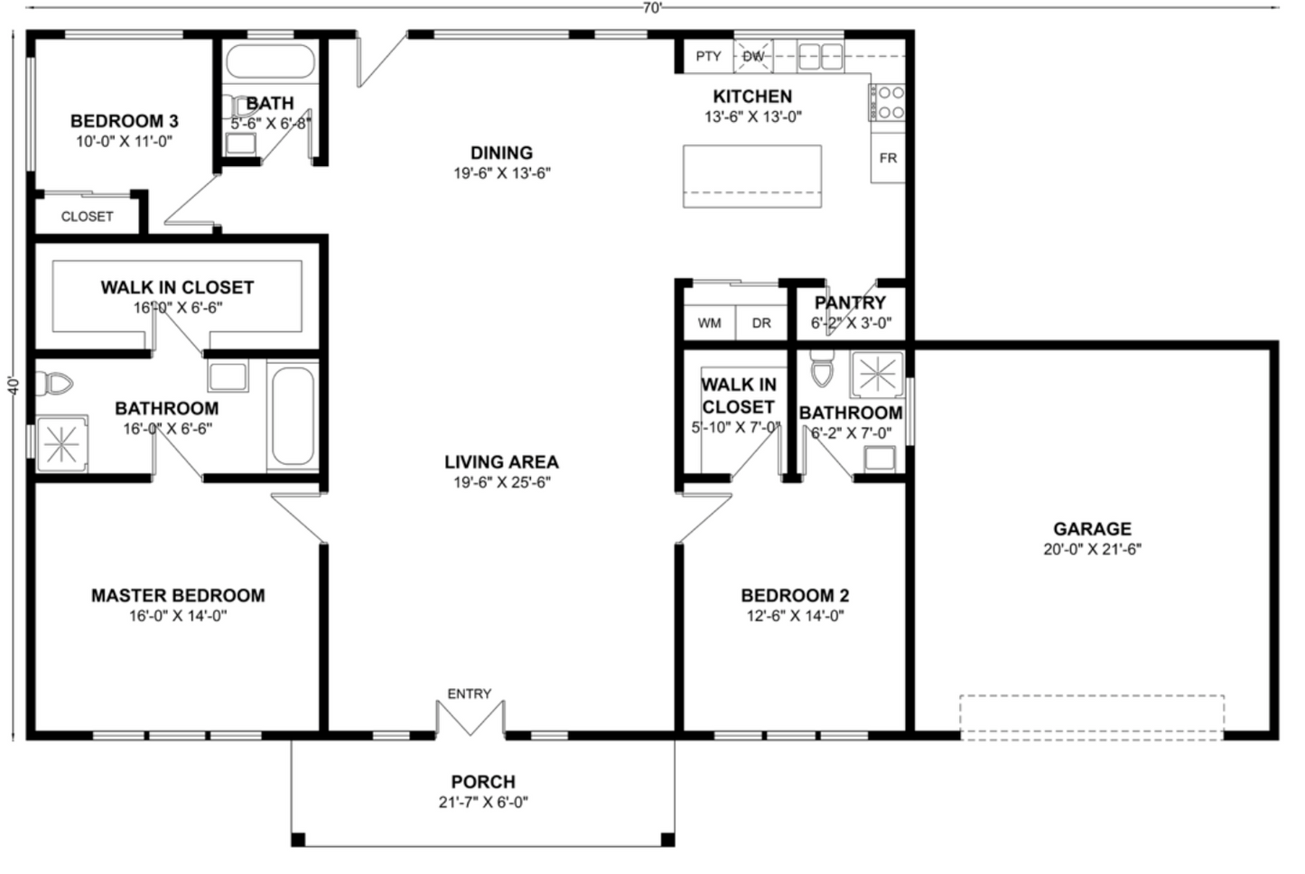 BCO-40094 Barndominium House Plan