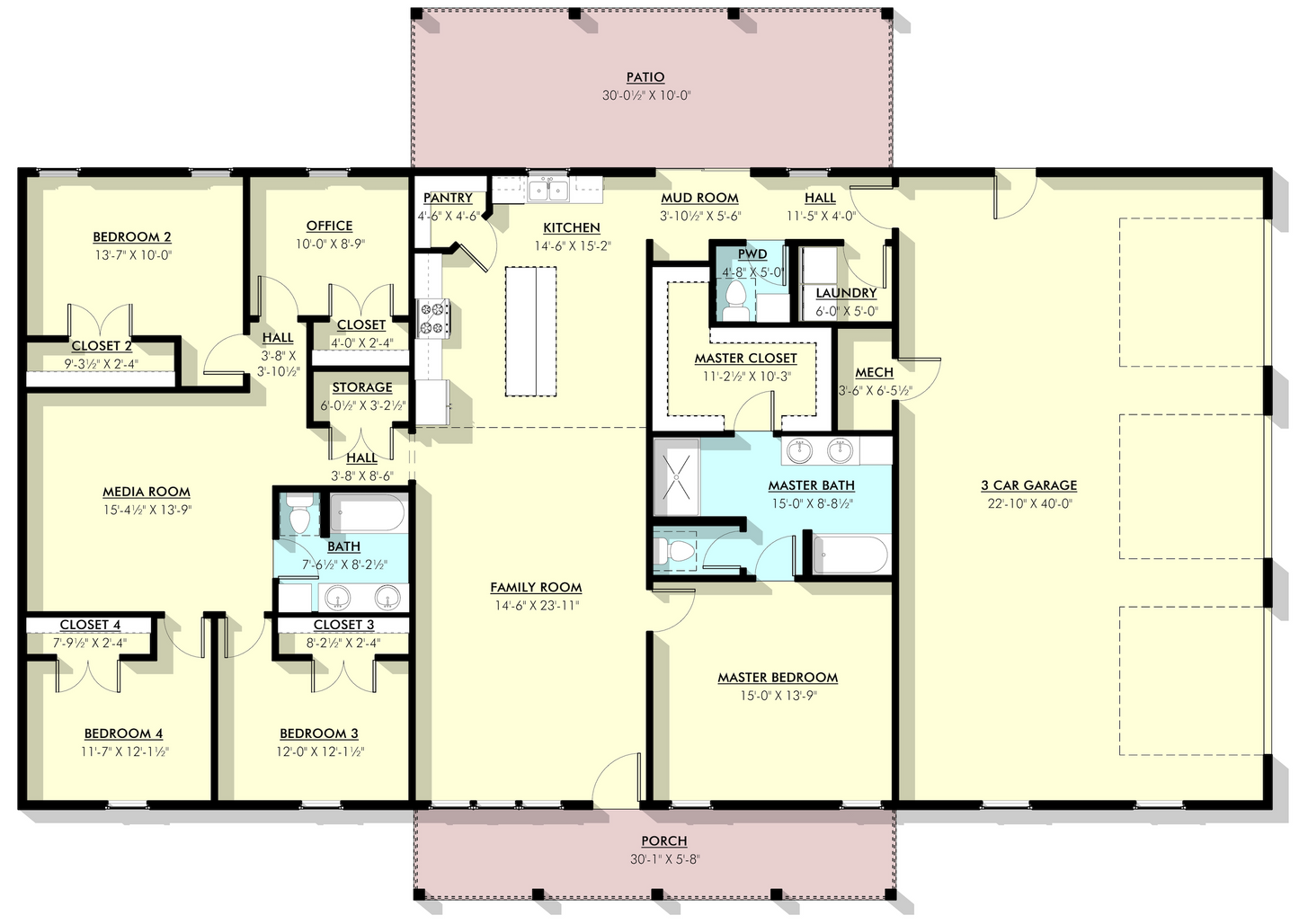 PL-61302-F Francis Barndominium House Plans