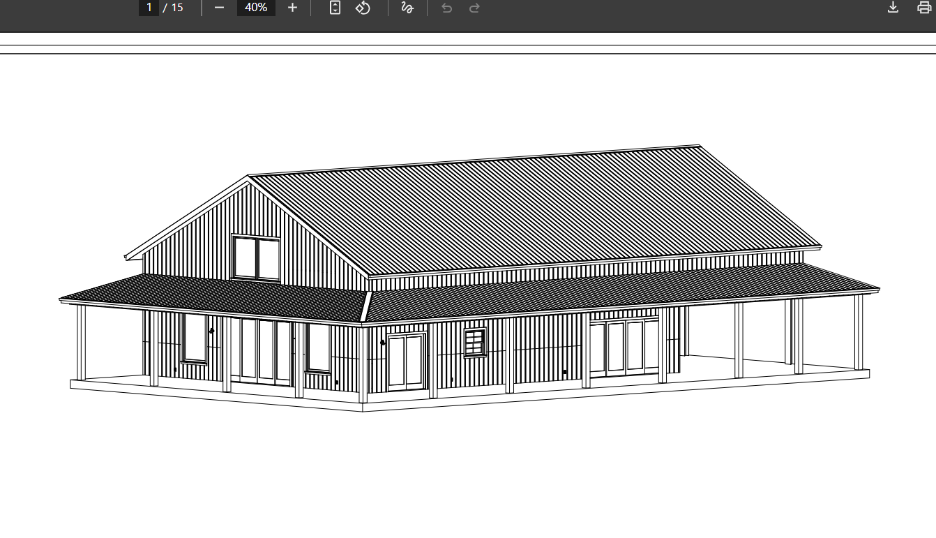 LP-3210 Simpson Barndominium House Plan