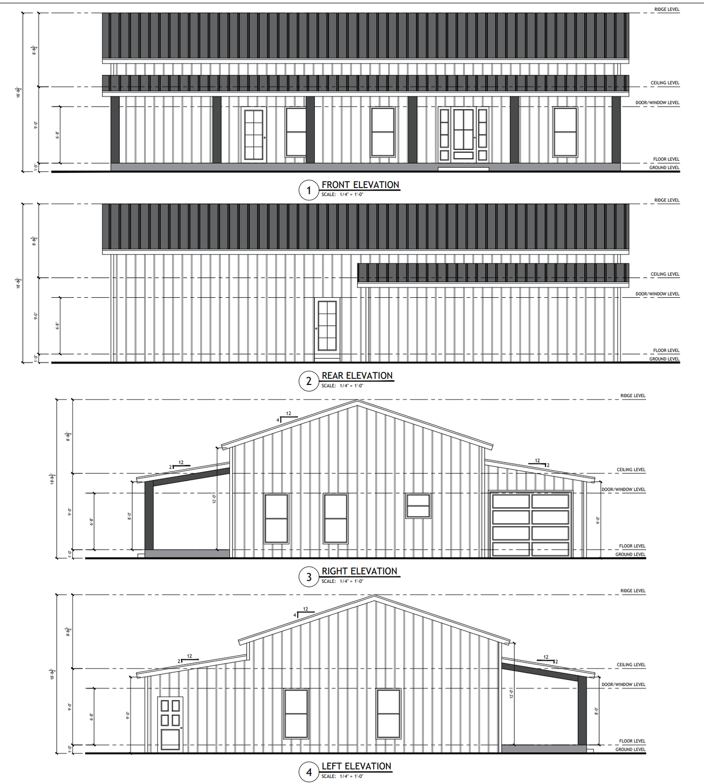 BCO-40025-D Dawn Barndominium House Plan