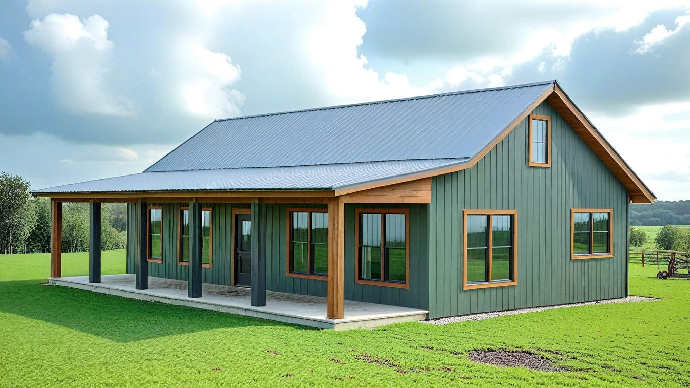 BCO-40025 Bluebonnet Barndominium House Plan