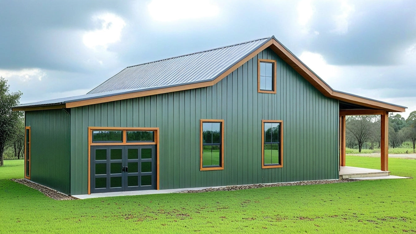 BCO-40025 Bluebonnet Barndominium House Plan