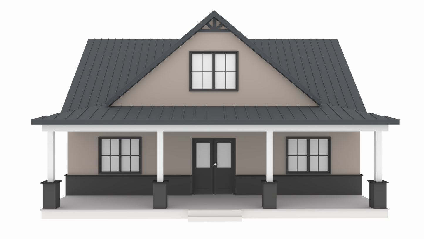 BCO-40034 Cougar Barndominium House Plan