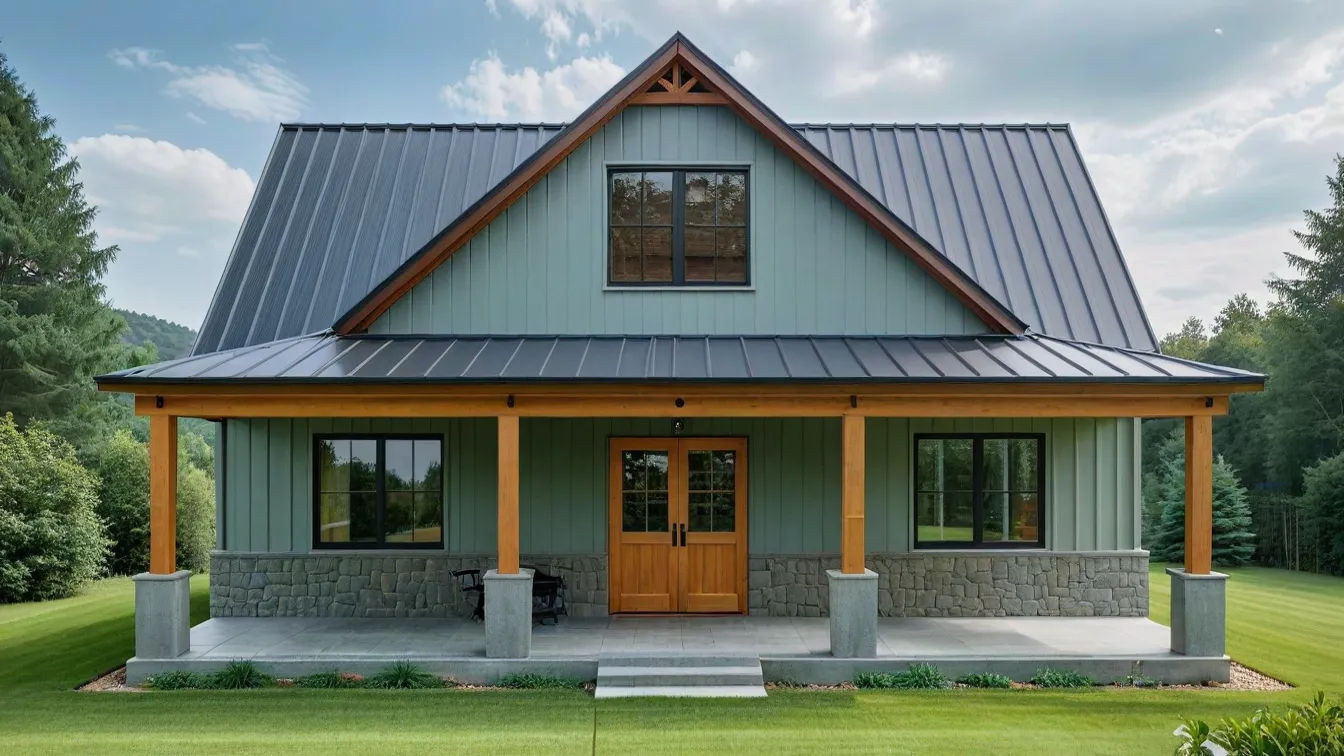 BCO-40034 Cougar Barndominium House Plan