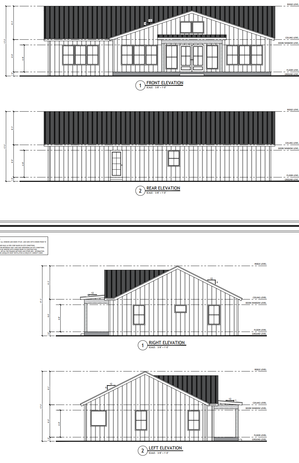 BCO-40042 Barndominium House Plan