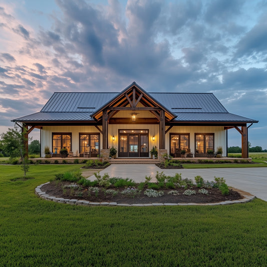 BCO-40122 Carl Barndominium House Plan