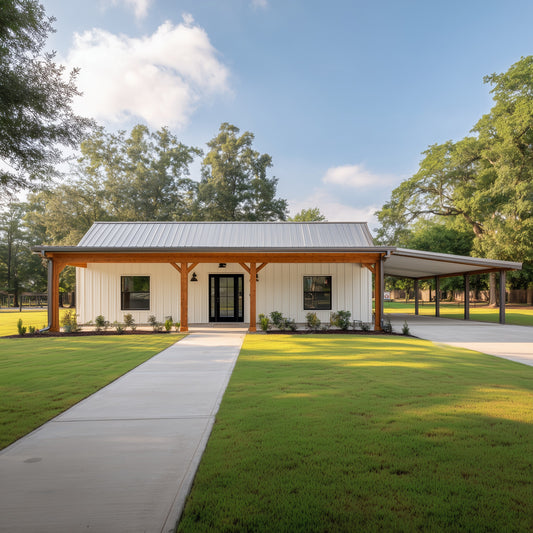 BCO-40125 Barndominium House Plan