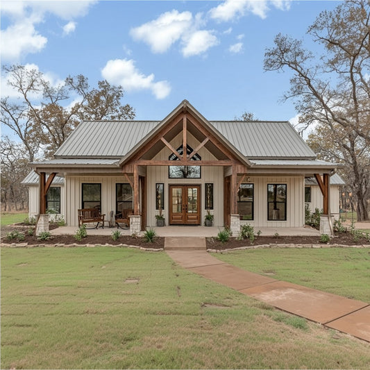 BCO-40179 Isaac Barndominium House Plan