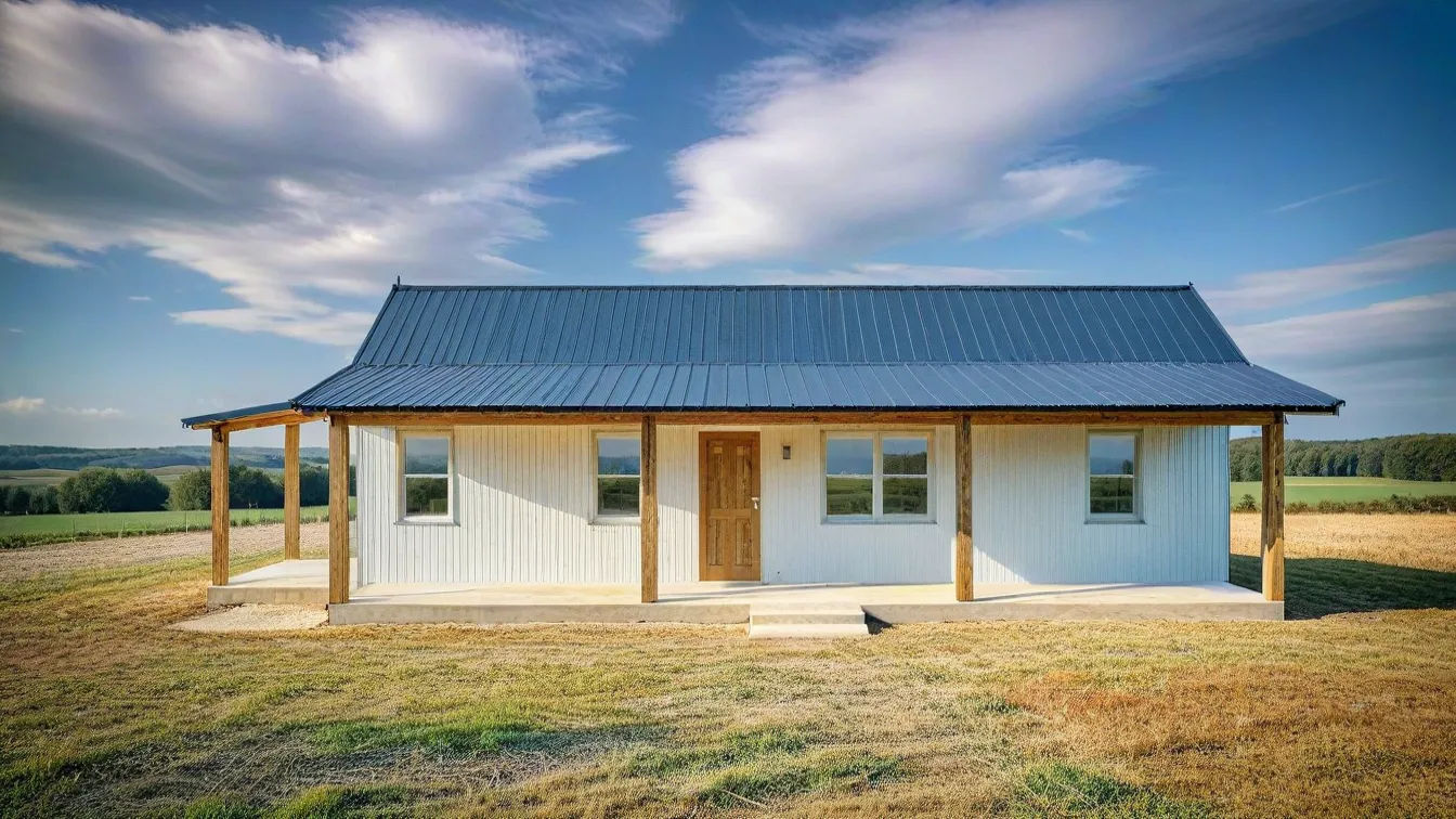 BCO-40044-F Rider Barndominium House Plan