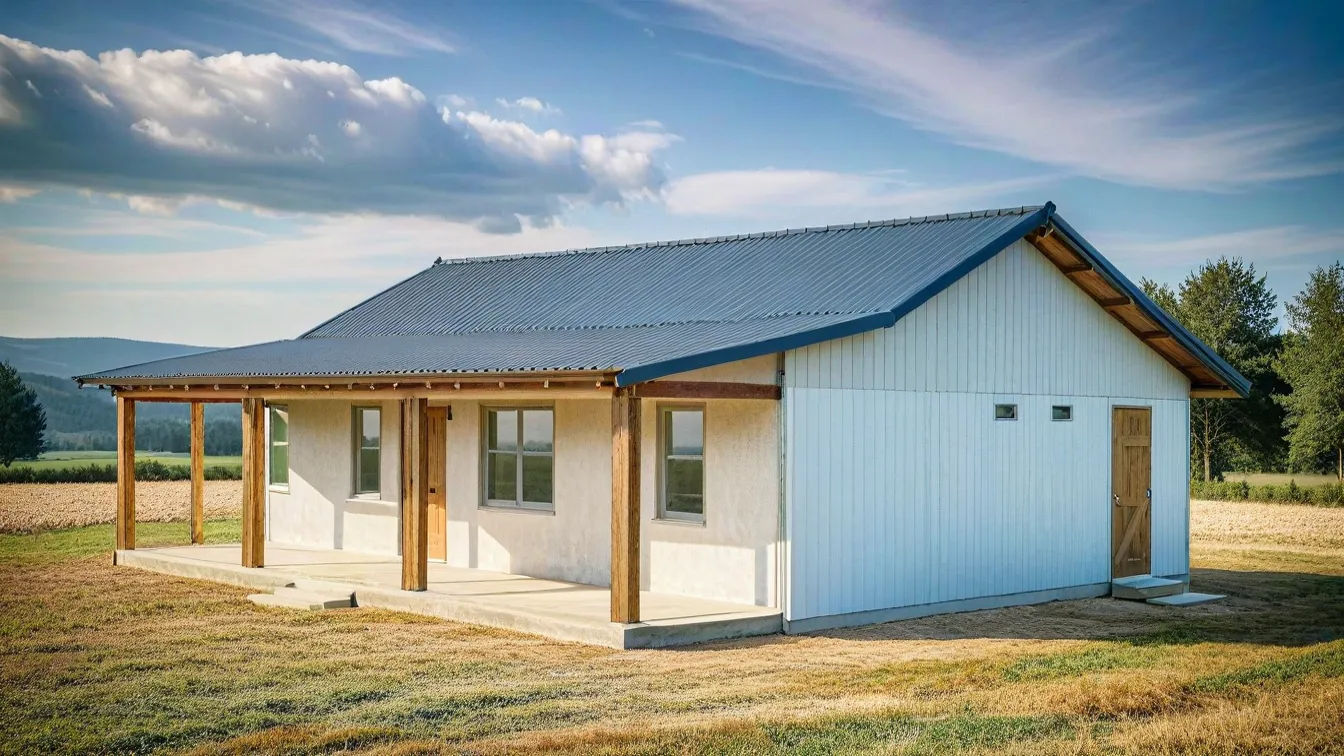 BCO-40044-F Rider Barndominium House Plan