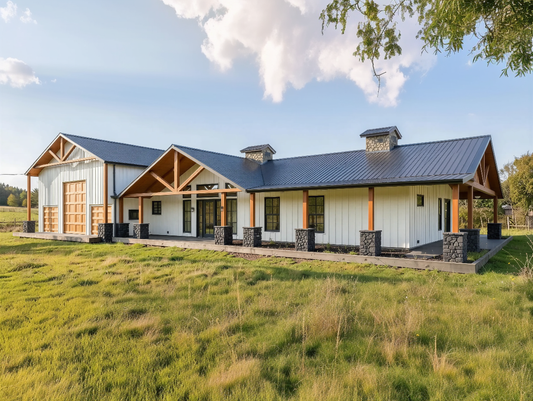 GJ-4402 Roosevelt Barndominium House Plan
