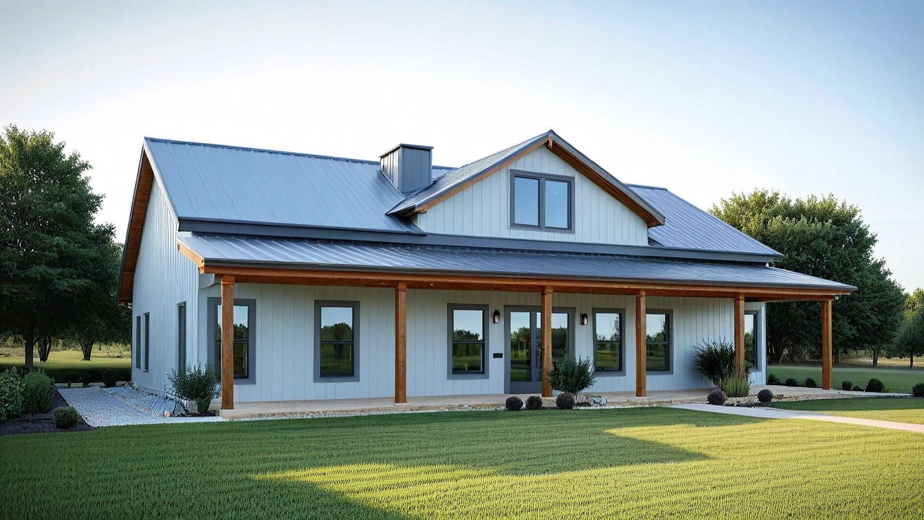 PL-62301 Luna Barndominium House Plan
