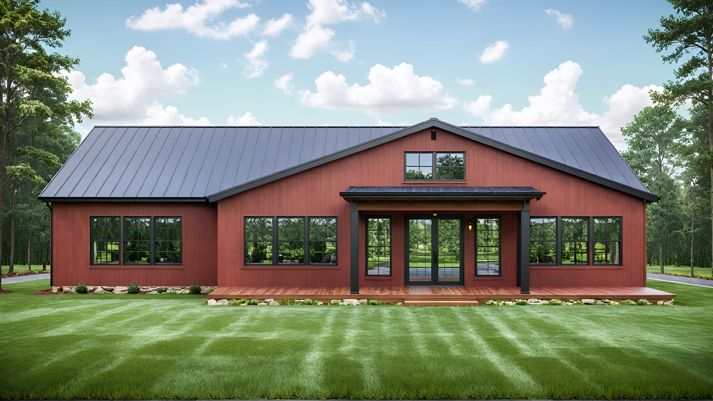 BCO-40042 Barndominium House Plan