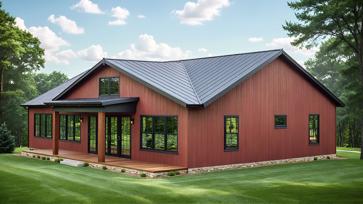 BCO-40042 Barndominium House Plan