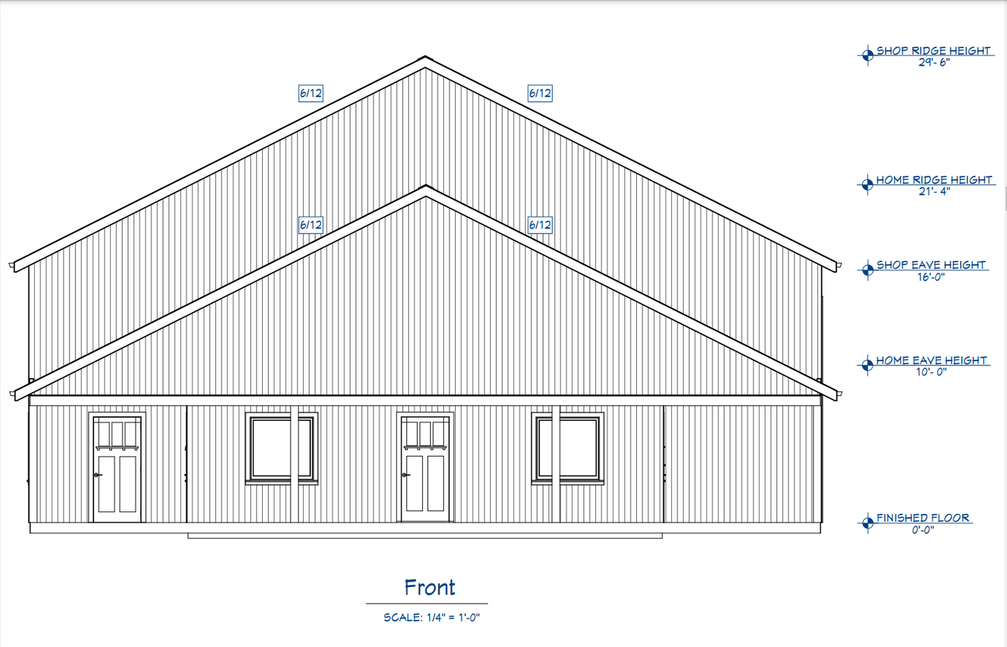 CDD-1005 Chaston Barndominium House Plans