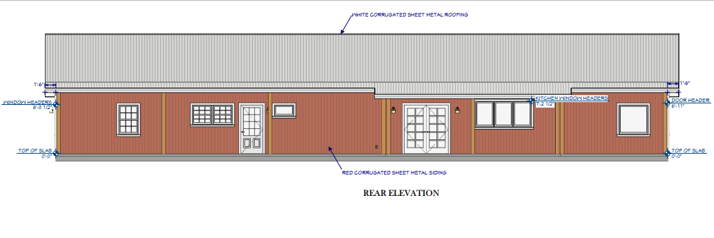 LP-1008 Emerald Barndominium House Plans