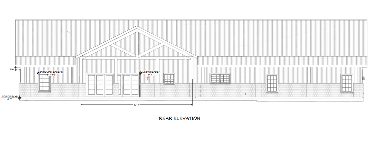 LP-2802 Marcus Barndominium House Plans